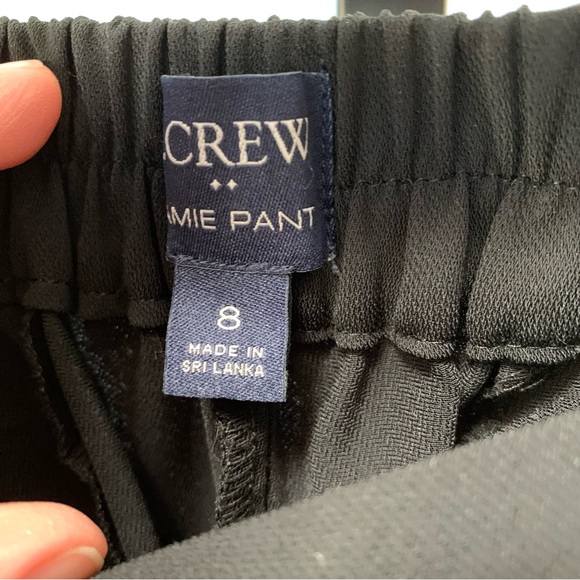 J. Crew Black Jamie Pants with Tuxedo Stripe - Picture 4 of 6